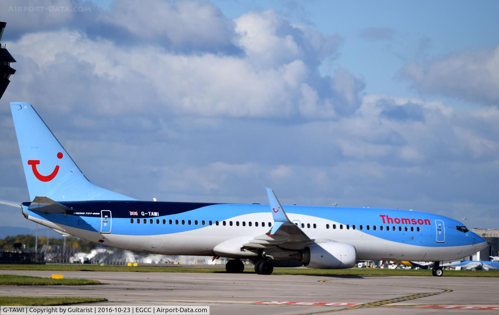 G-TAWI, 2012 Boeing 737-8K5 C/N 37267, At Manchester