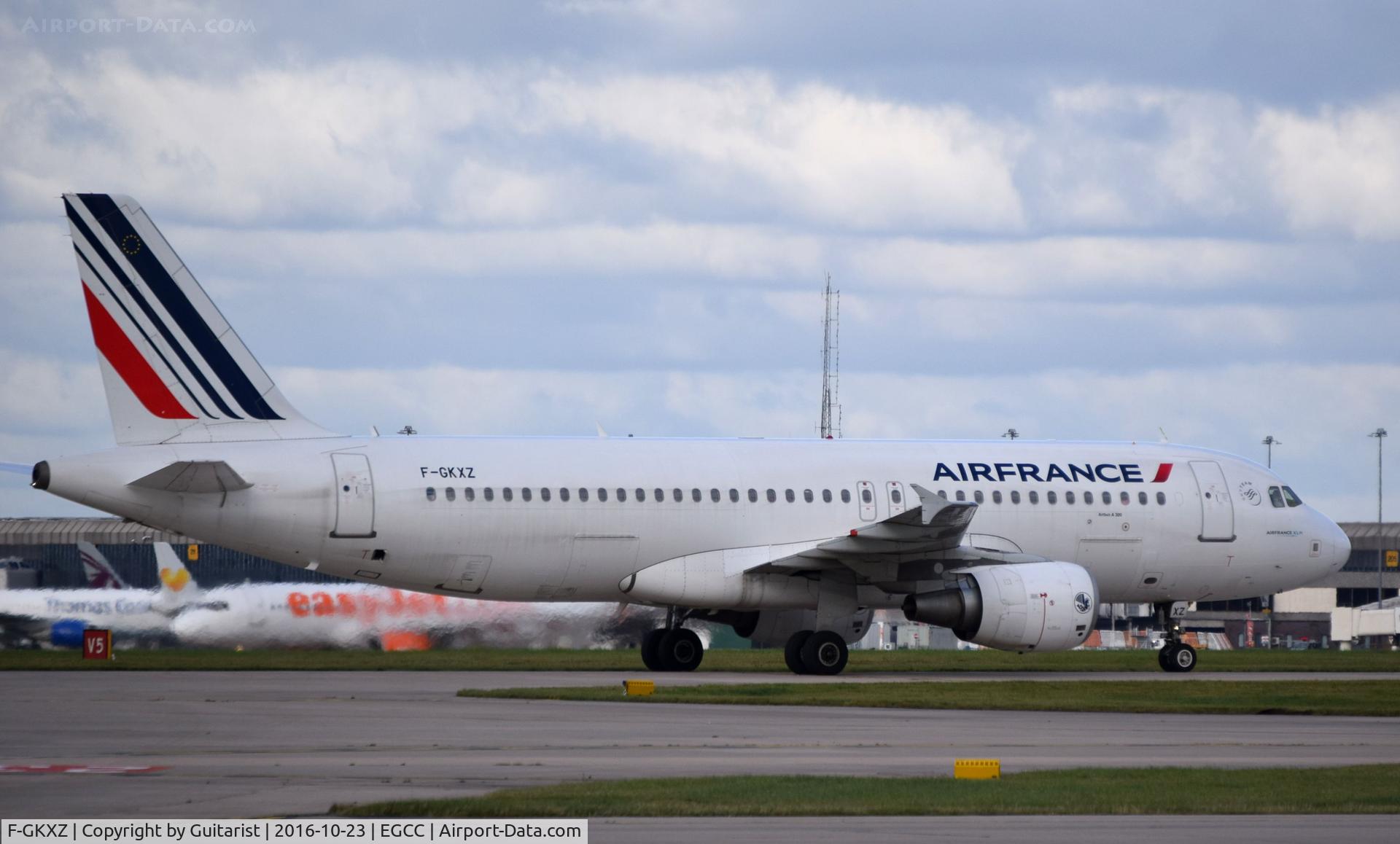 F-GKXZ, 2009 Airbus A320-214 C/N 4084, At Manchester