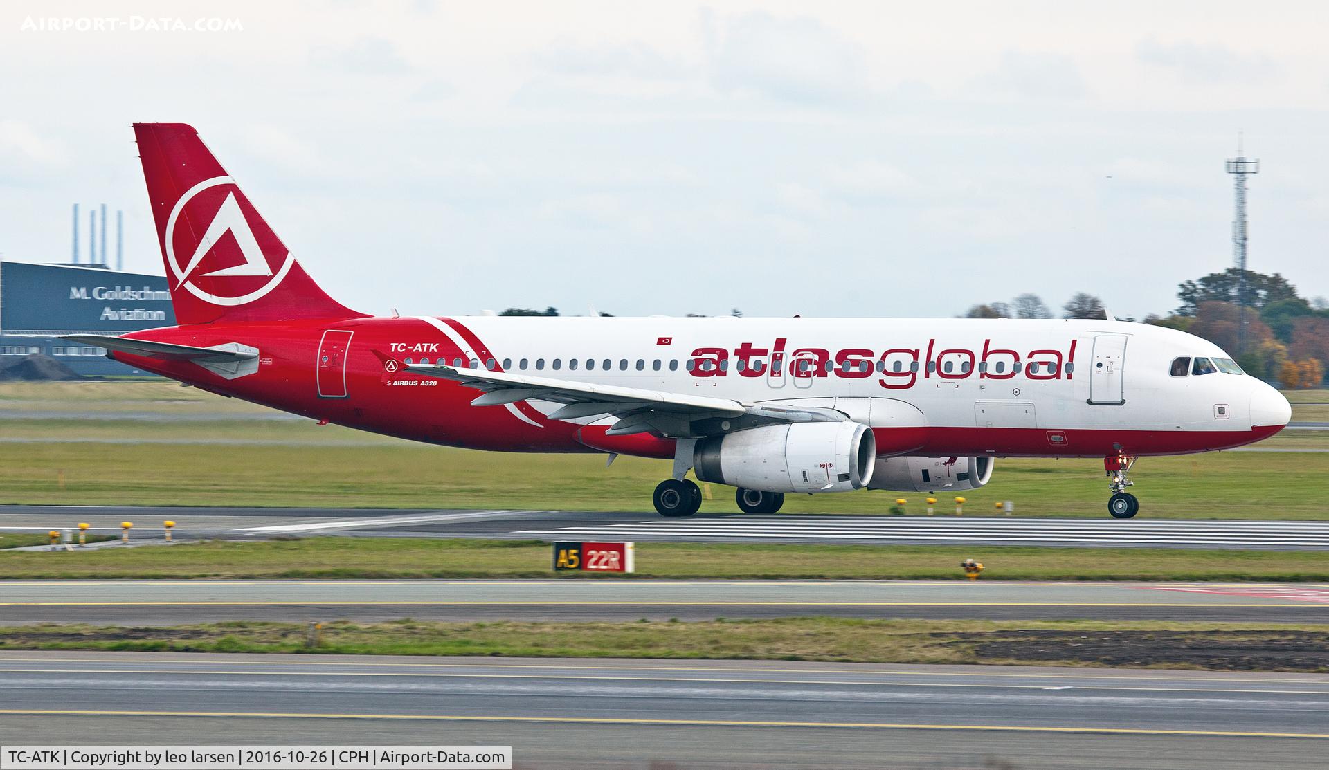 TC-ATK, 2006 Airbus A320-232 C/N 2747, Copenhagen 26.10.16