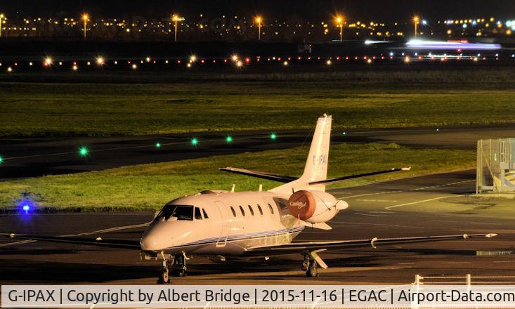 G-IPAX, 2002 Cessna 560XL Citation Excel C/N 560-5228, Stayed overnight.