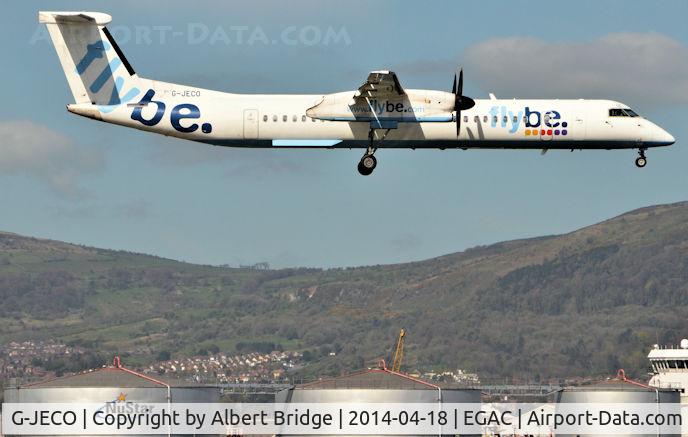 G-JECO, 2006 De Havilland Canada DHC-8-402Q Dash 8 C/N 4126, Arriving.