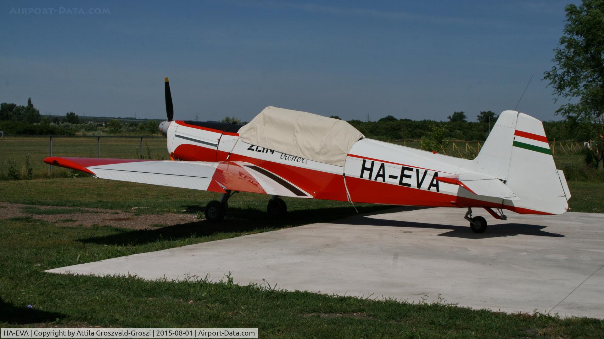 HA-EVA, Zlin 526M Trener C/N 1021, Atkár Airfield, Hungary