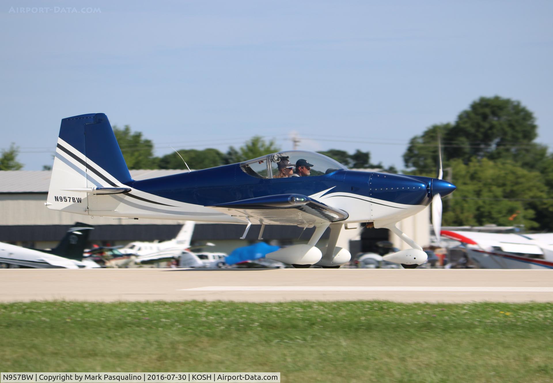 N957BW, 2015 Vans RV-7A C/N 74124, Vans RV-7A