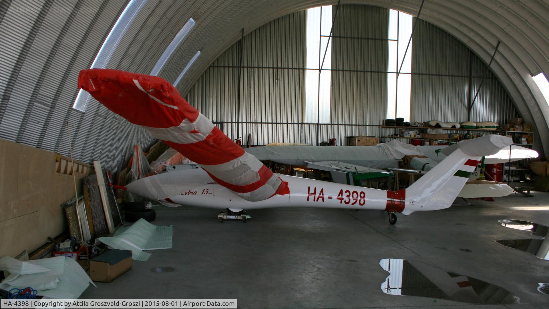 HA-4398, PZL-Bielsko SZD-36 Cobra-15 C/N W-573, Atkár Airfield, Hungary