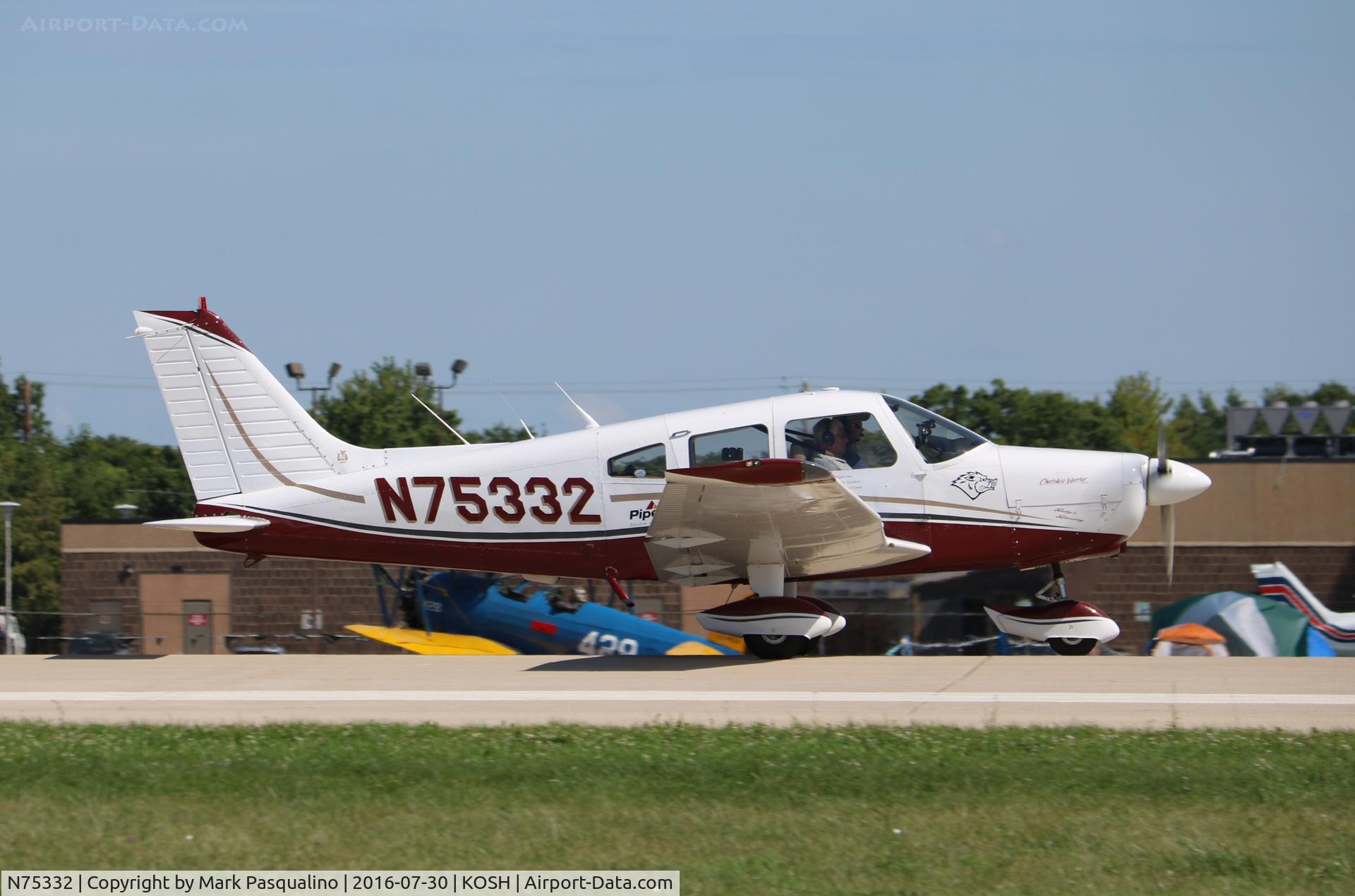 N75332, 1976 Piper PA-28-151 Cherokee Warrior C/N 28-7615290, Piper PA-28-151