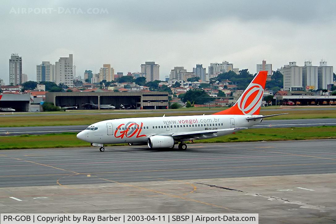 PR-GOB, 1997 Boeing 737-75B C/N 28099, Boeing 737-75B [28099] (GOL Transportes Aeroes) Sao Paulo-Congonhas~PP 11/04/2003