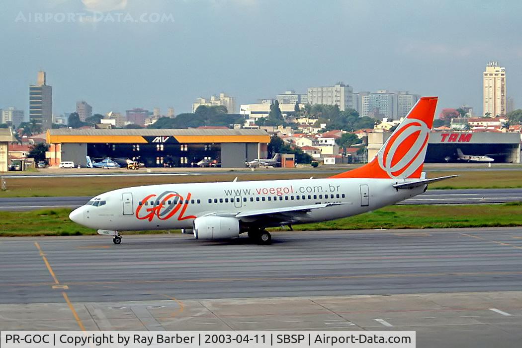 PR-GOC, 1997 Boeing 737-75B C/N 28101/17, Boeing 737-75B [28101] (GOL Transportes Aeroes) Sao Paulo-Congonhas~PP 11/04/2003