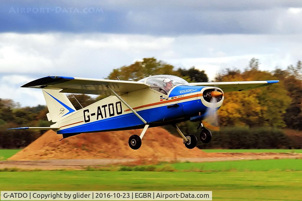 G-ATDO, 1965 Bolkow Bo-208C Junior C/N 576, Departing to the east