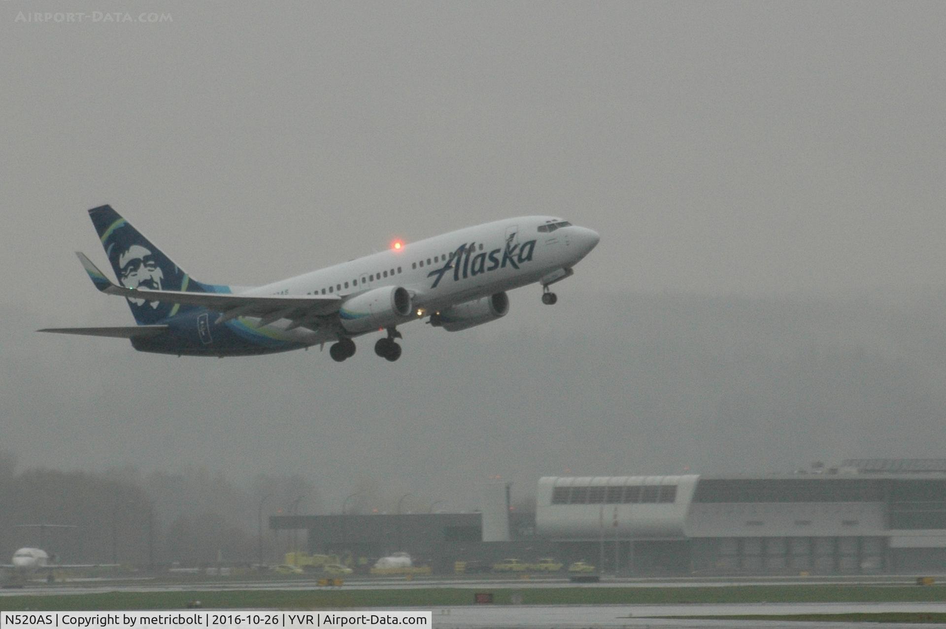 N520AS, 2009 Boeing 737-890 C/N 36481, AS702 to Seattle
