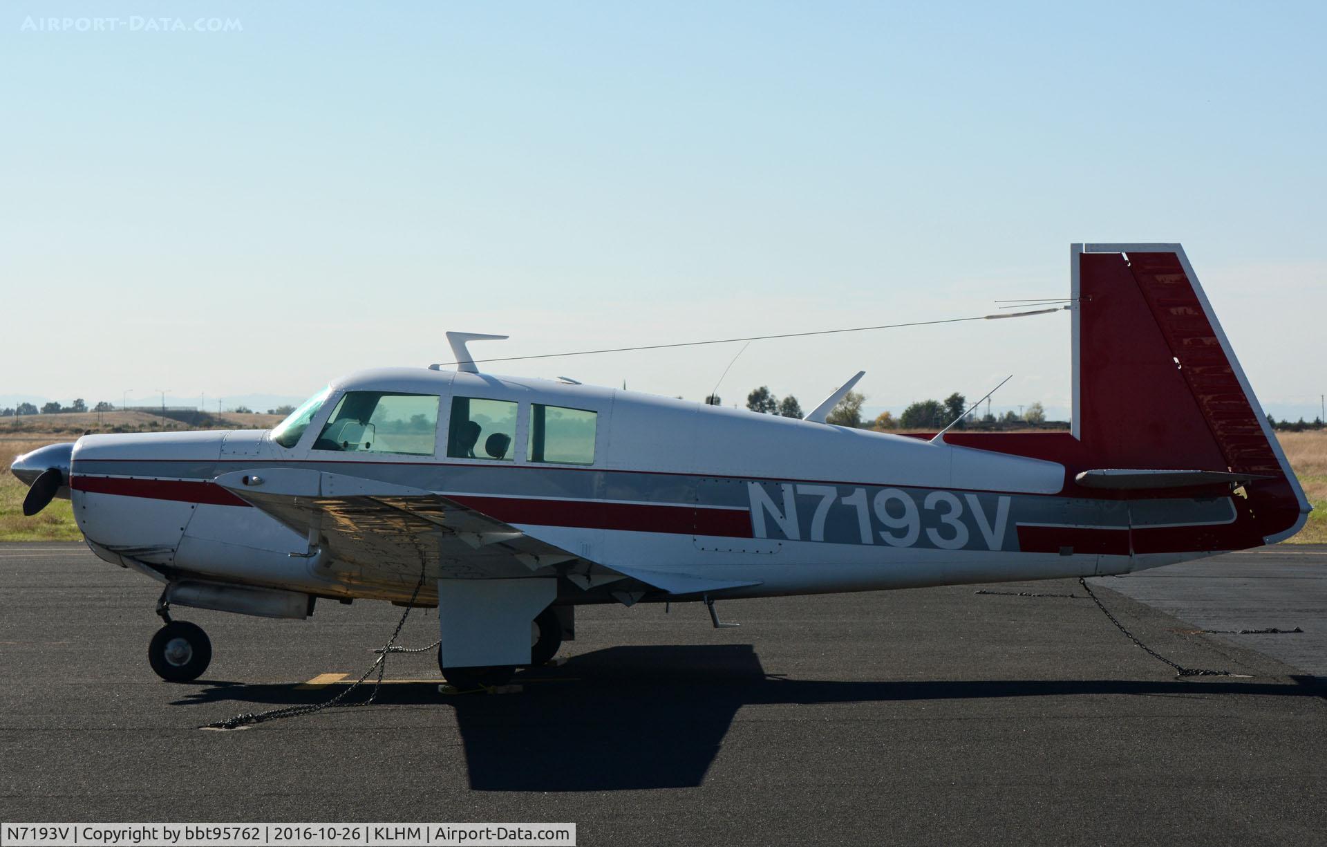 N7193V, 1975 Mooney M20F Executive C/N 22-1191, Straight from Texas