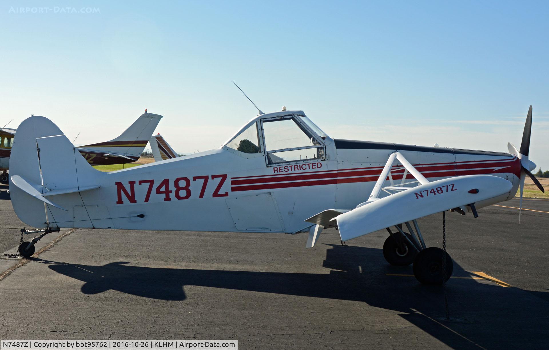 N7487Z, 1965 Piper PA-25-235 Pawnee C/N 25-3502, classic