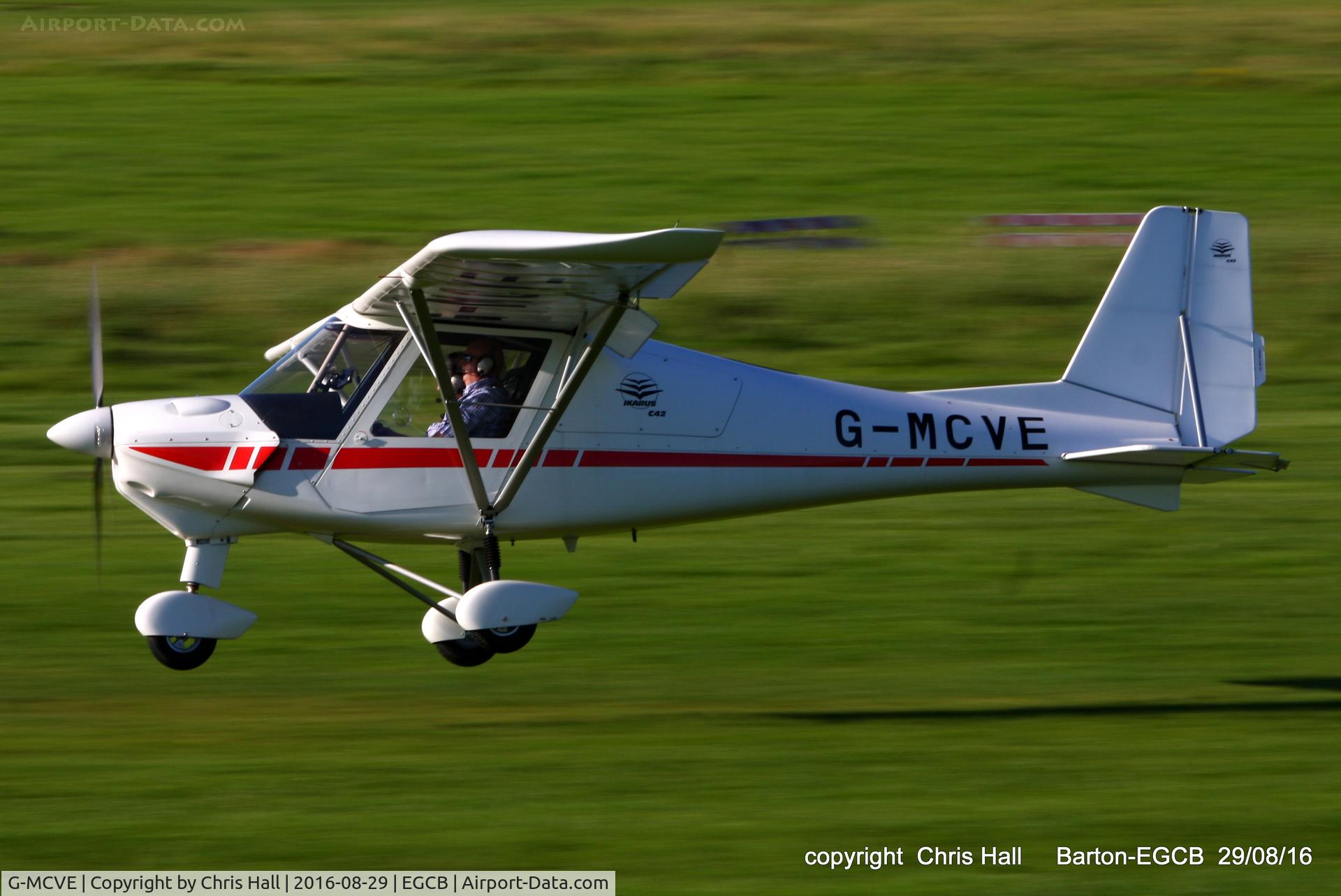 G-MCVE, 2015 Comco Ikarus C42 FB80 C/N 1507-7405, at Barton