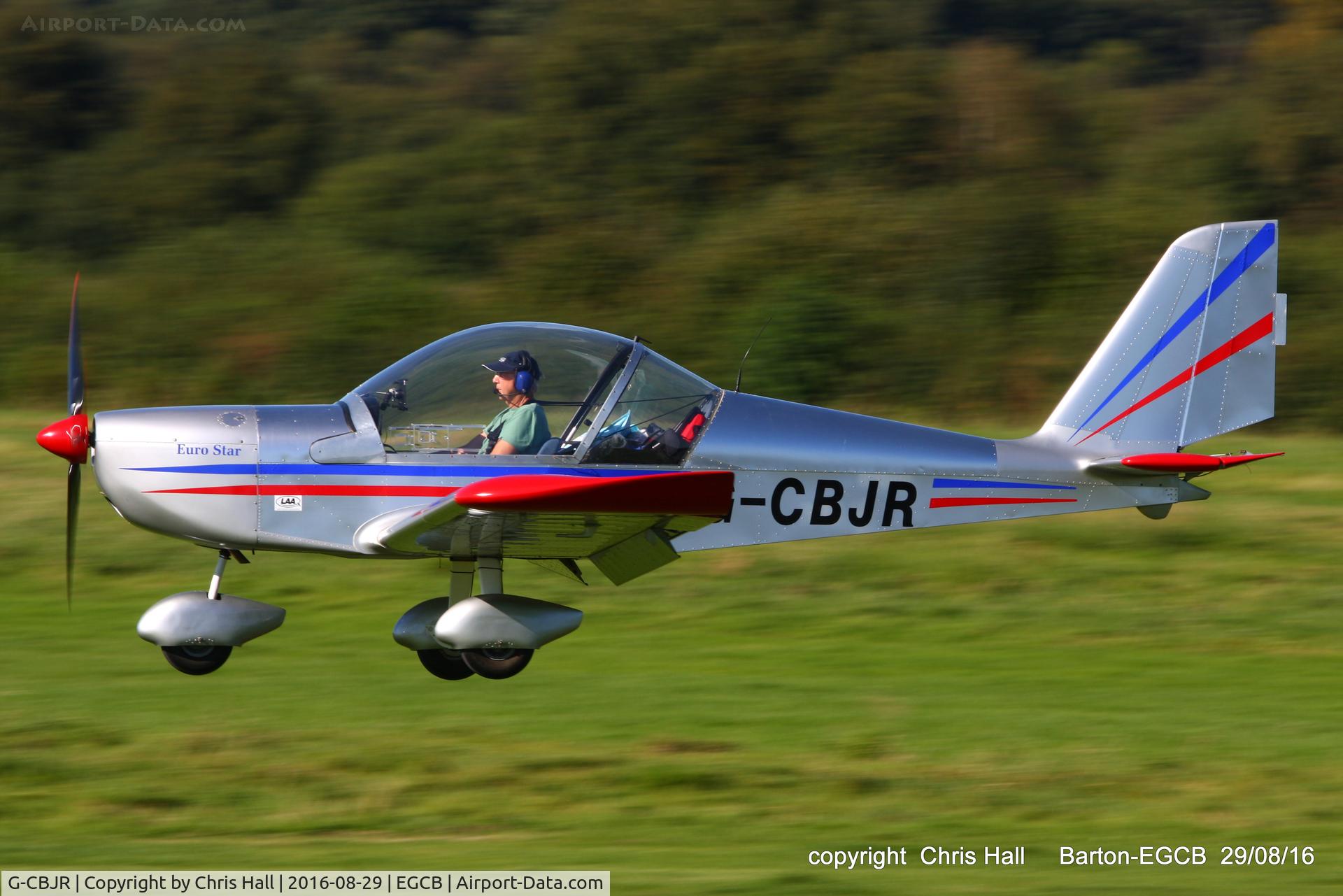 G-CBJR, 2002 Evektor-Aerotechnik EV-97 Eurostar C/N PFA 315-13845, at Barton