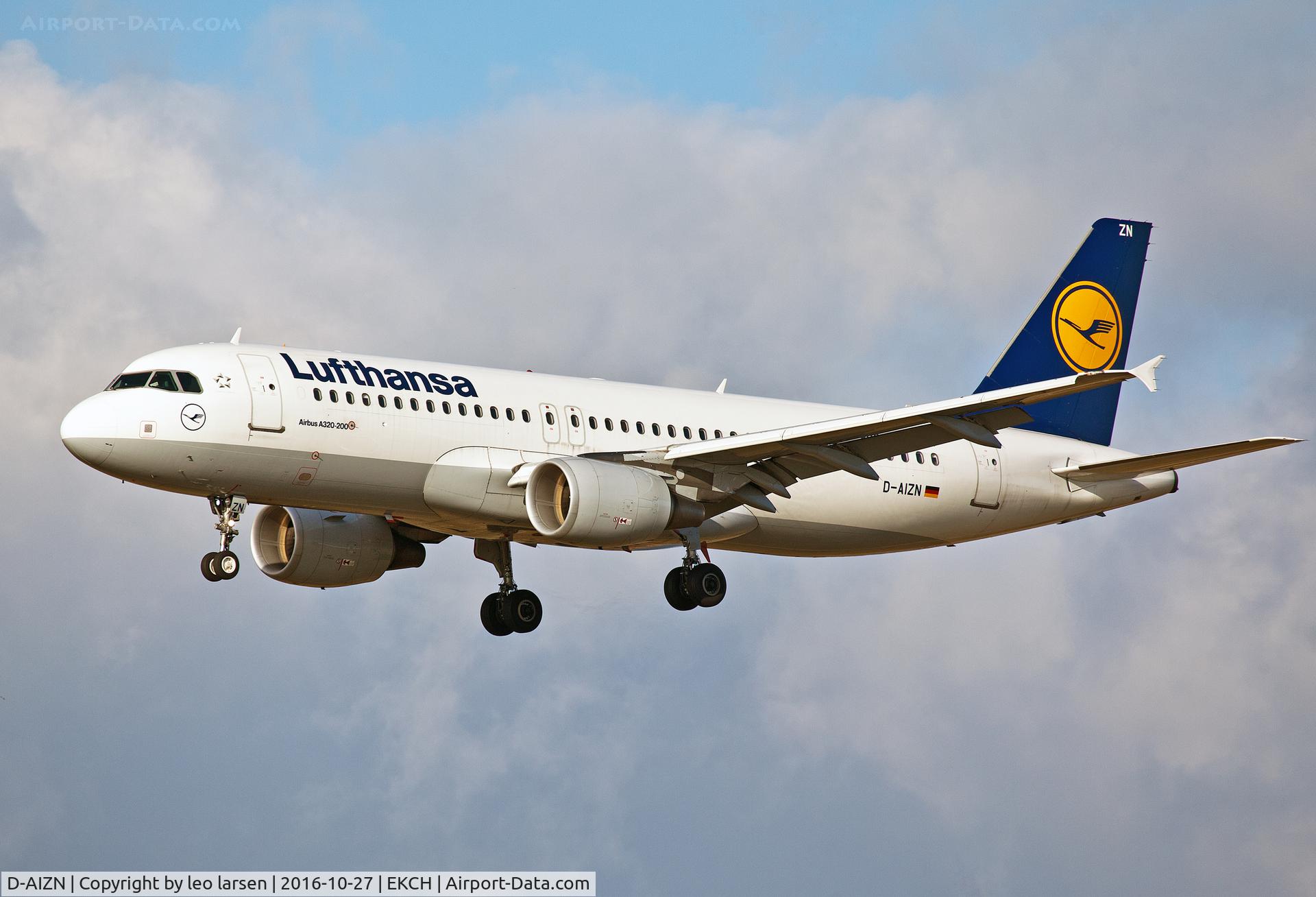 D-AIZN, 2012 Airbus A320-214 C/N 5425, Copenhagen 27.10.16