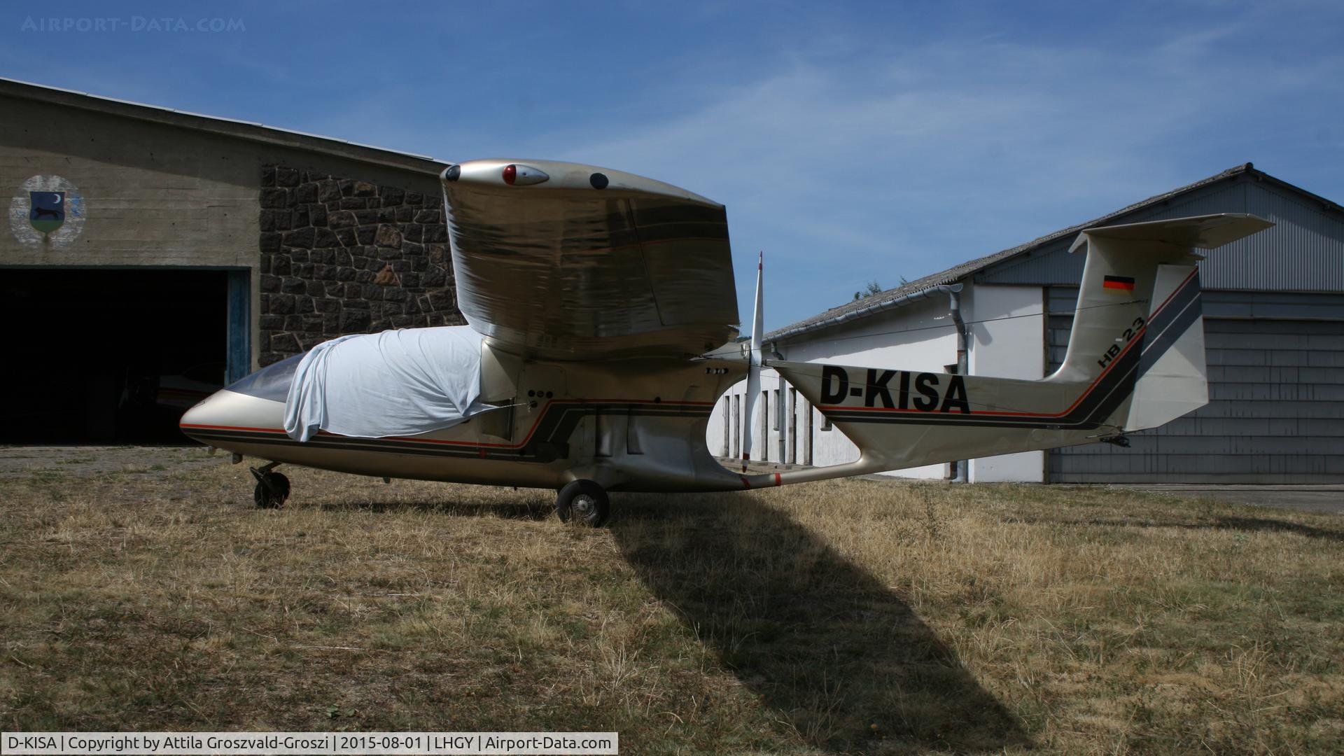 D-KISA, Brditschka HB-23/2400 SP Hobbyliner C/N 23041, Gyöngyös-Pipishegy Airfield, Hungary
