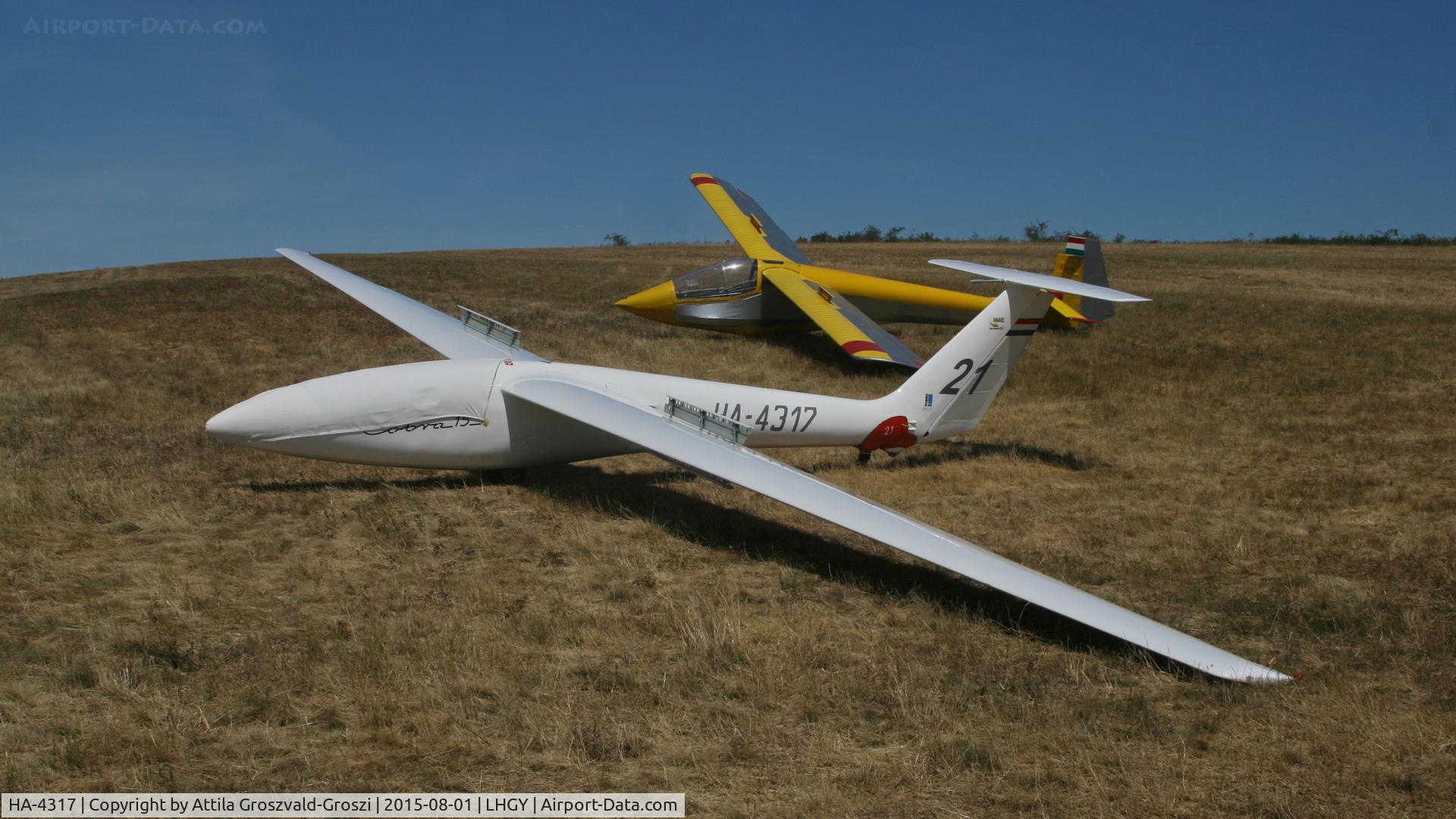 HA-4317, 1977 PZL-Bielsko SZD-36 Cobra-15 C/N W-784, Gyöngyös-Pipishegy Airfield, Hungary