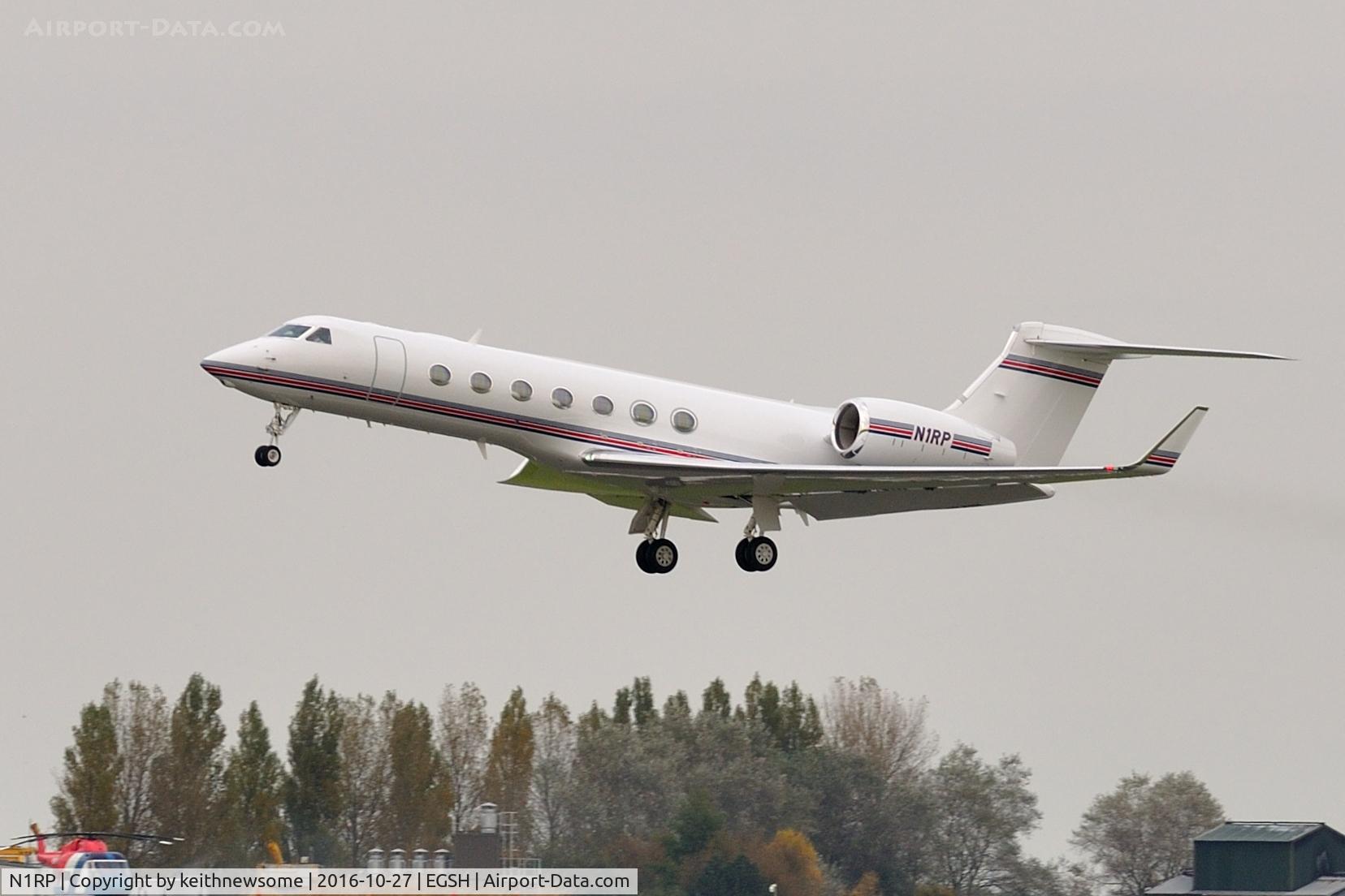 N1RP, 2013 Gulfstream Aerospace V-SP G550 C/N 5458, Leaving Norwich.