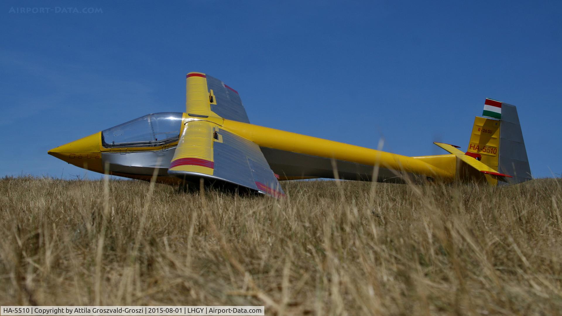 HA-5510, 1984 Rubik R-26SU Góbé 82 C/N AA800026, Gyöngyös-Pipishegy Airfield, Hungary