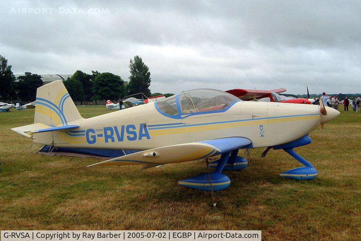 G-RVSA, 2004 Vans RV-6A C/N PFA 181A-12574, Van's RV-6A [PFA 181A-12574] Kemble~G 02/07/2005