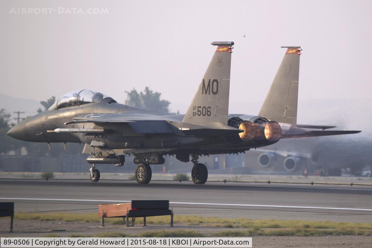 89-0506, 1989 McDonnell Douglas F-15E Strike Eagle C/N 1153/E128, 389th Fighter Sq., 366th Fighter Wing, 