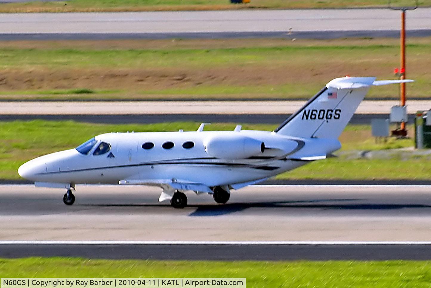 N60GS, 2009 Cessna 510 Citation Mustang Citation Mustang C/N 510-0247, Cessna Citation Mustang [510-0247] Atlanta Int'l~N 11/04/2010