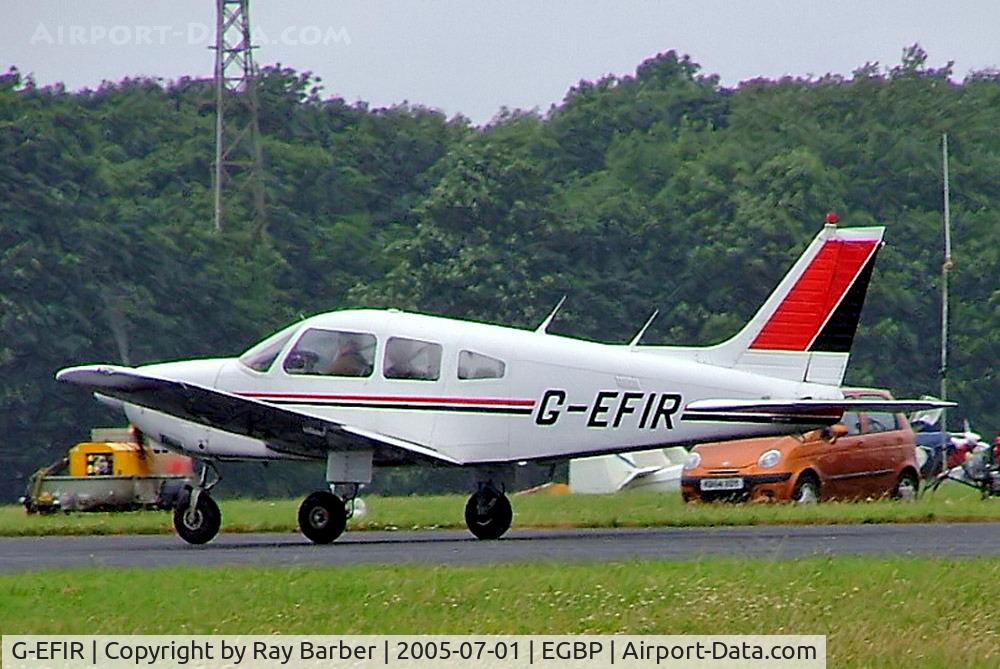 G-EFIR, 1980 Piper PA-28-181 Cherokee Archer II C/N 28-8090275, Piper PA-28-181 Archer II [28-8090275] Kemble~G 01/07/2005