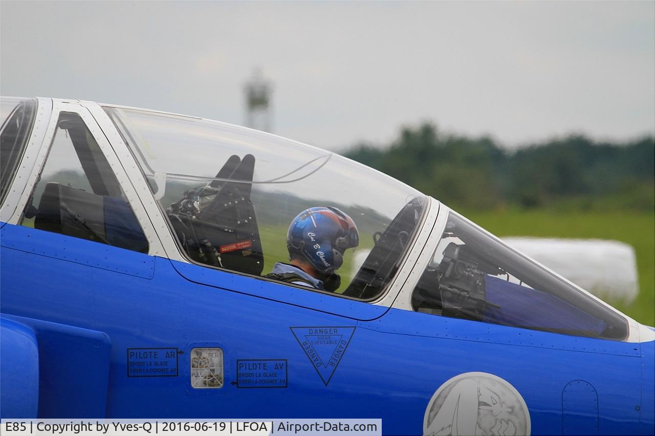 E85, Dassault-Dornier Alpha Jet E C/N E85, Dassault-Dornier Alpha Jet E (F-UGFF), Athos 08 of Patrouille de France 2016, Avord Air Base 702 (LFOA) Open day 2016