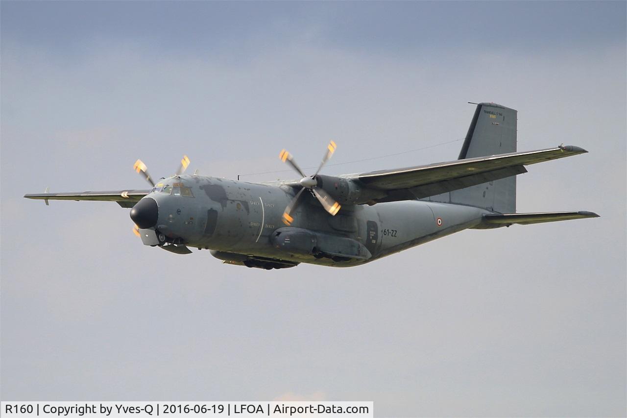 R160, Transall C-160R C/N 160, Transall C160R, Take off rwy 24, Avord Air Base 702 (LFOA) Open day 2016