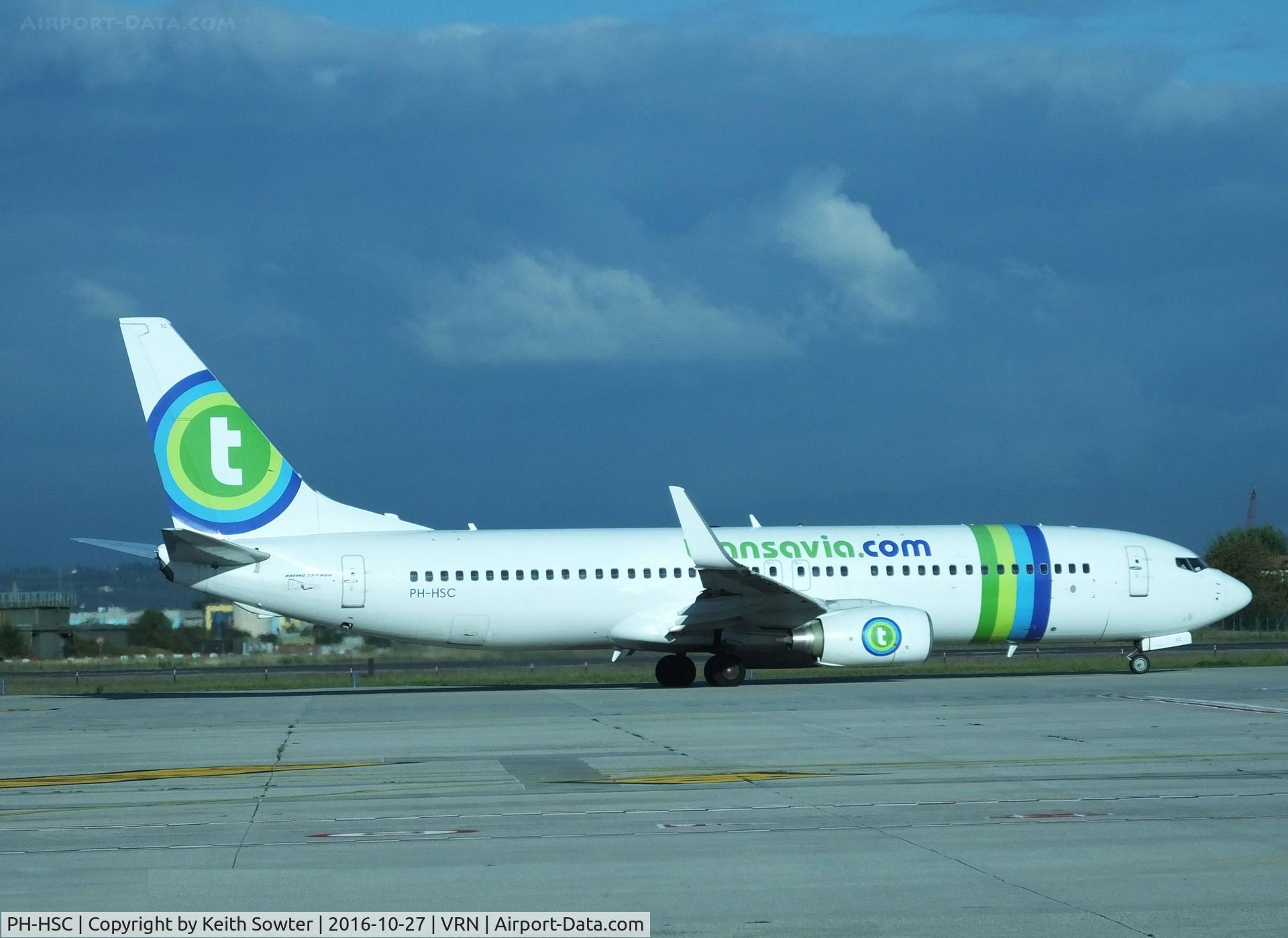 PH-HSC, 2010 Boeing 737-8K2 C/N 34173, Taxying out to depart