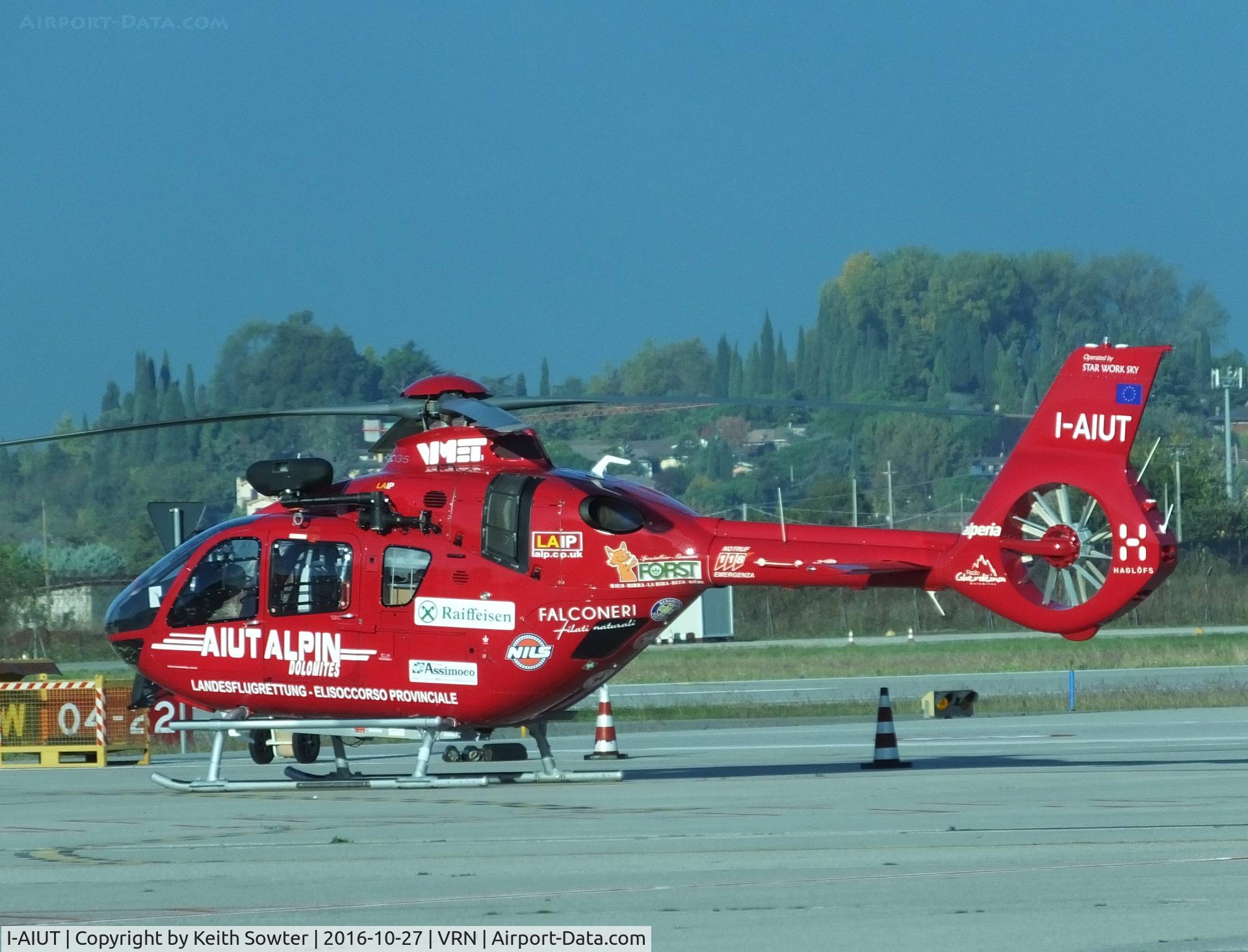 I-AIUT, 2014 Airbus Helicopters EC-135T-3 C/N 1155, Parked on stand
