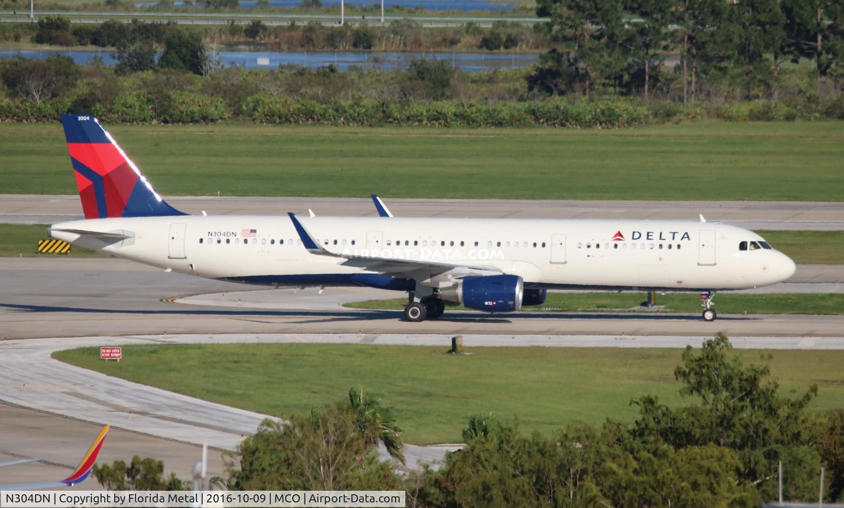 N304DN, 2016 Airbus A321-211 C/N 7112, Delta