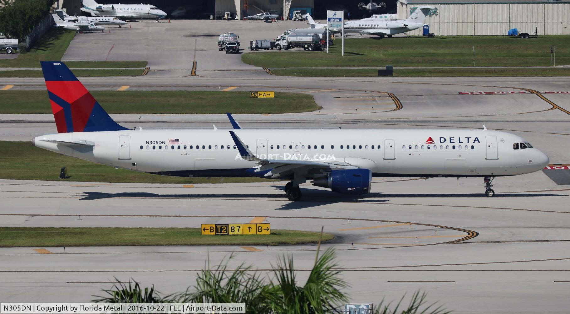 N305DN, 2016 Airbus A321-211 C/N 7149, Delta