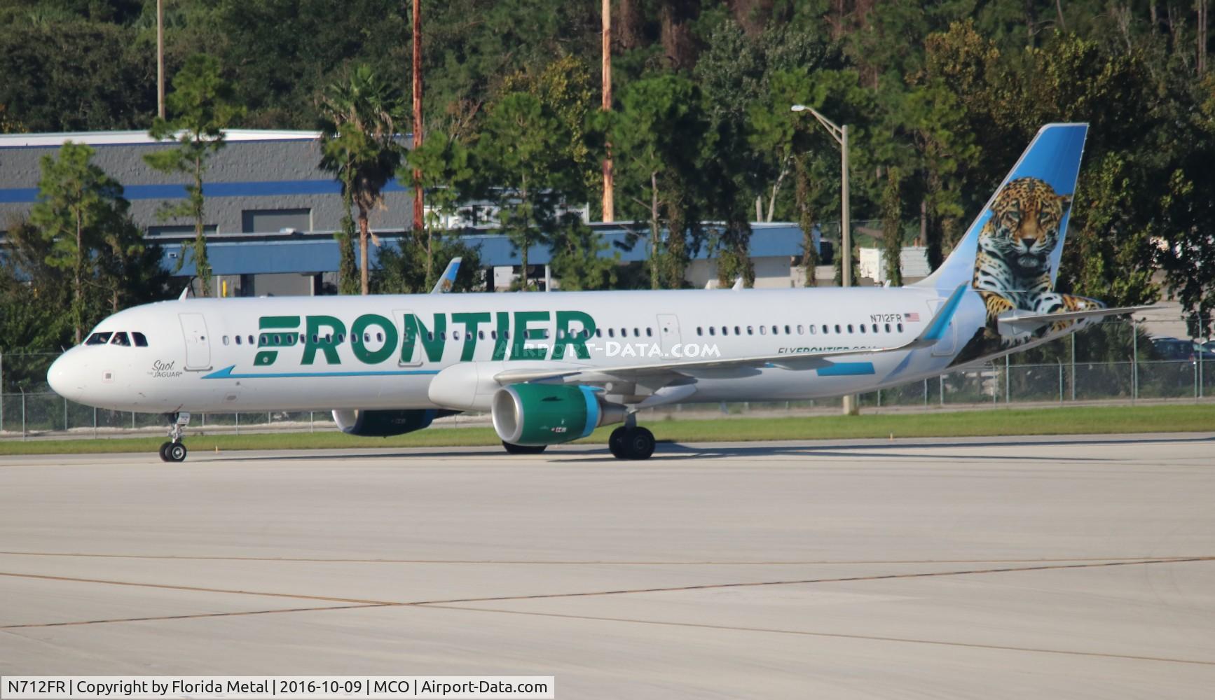N712FR, 2016 Airbus A321-211 C/N 7204, Spot the Jaguar