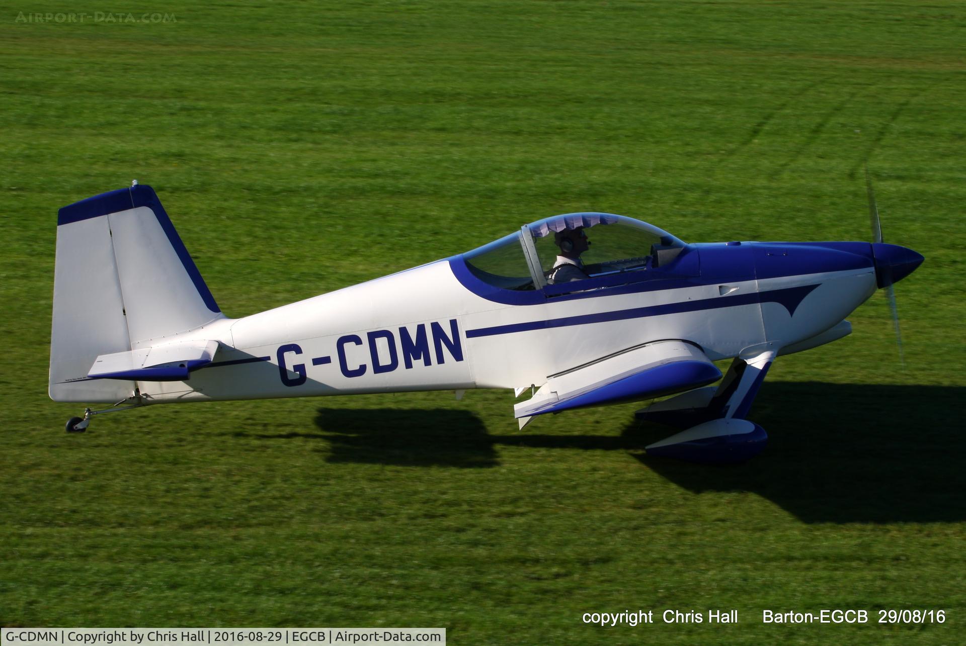 G-CDMN, 2007 Van's RV-9 C/N PFA 320-14108, at Barton
