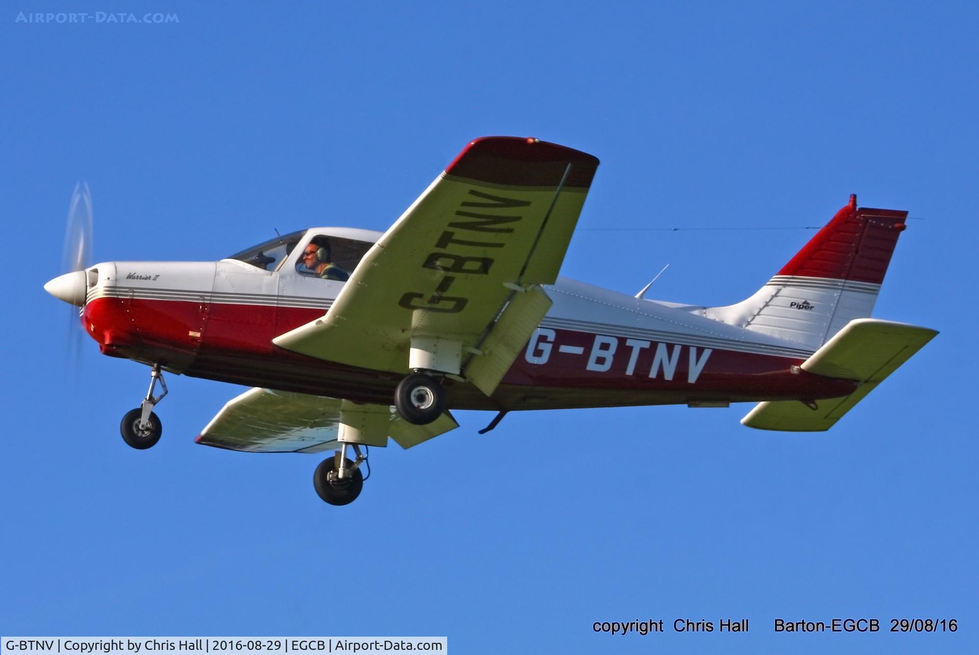 G-BTNV, 1978 Piper PA-28-161 Cherokee Warrior II C/N 28-7816590, at Barton