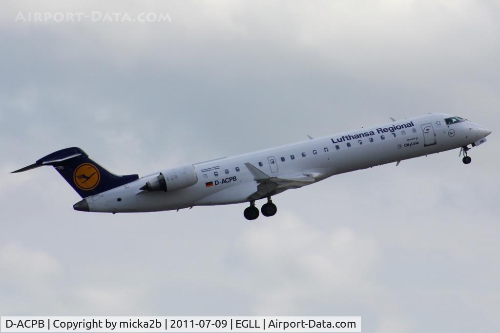 D-ACPB, 2001 Canadair CRJ-701ER (CL-600-2C10) Regional Jet C/N 10013, Take off