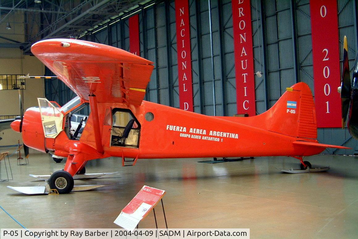 P-05, De Havilland Canada DHC-2 Beaver C/N 1506, De Havilland Canada DHC-2 Beaver Mk.1 [1506] (Ex Argentine Air Force) Buenos Aires-Moron~LV 09/04/2004