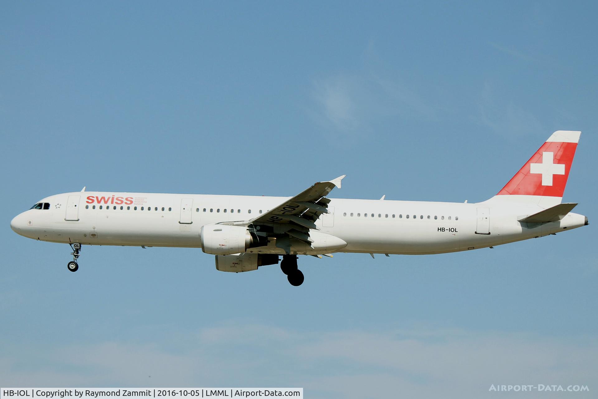 HB-IOL, 1999 Airbus A321-111 C/N 1144, A321 HB-IOL Swiss