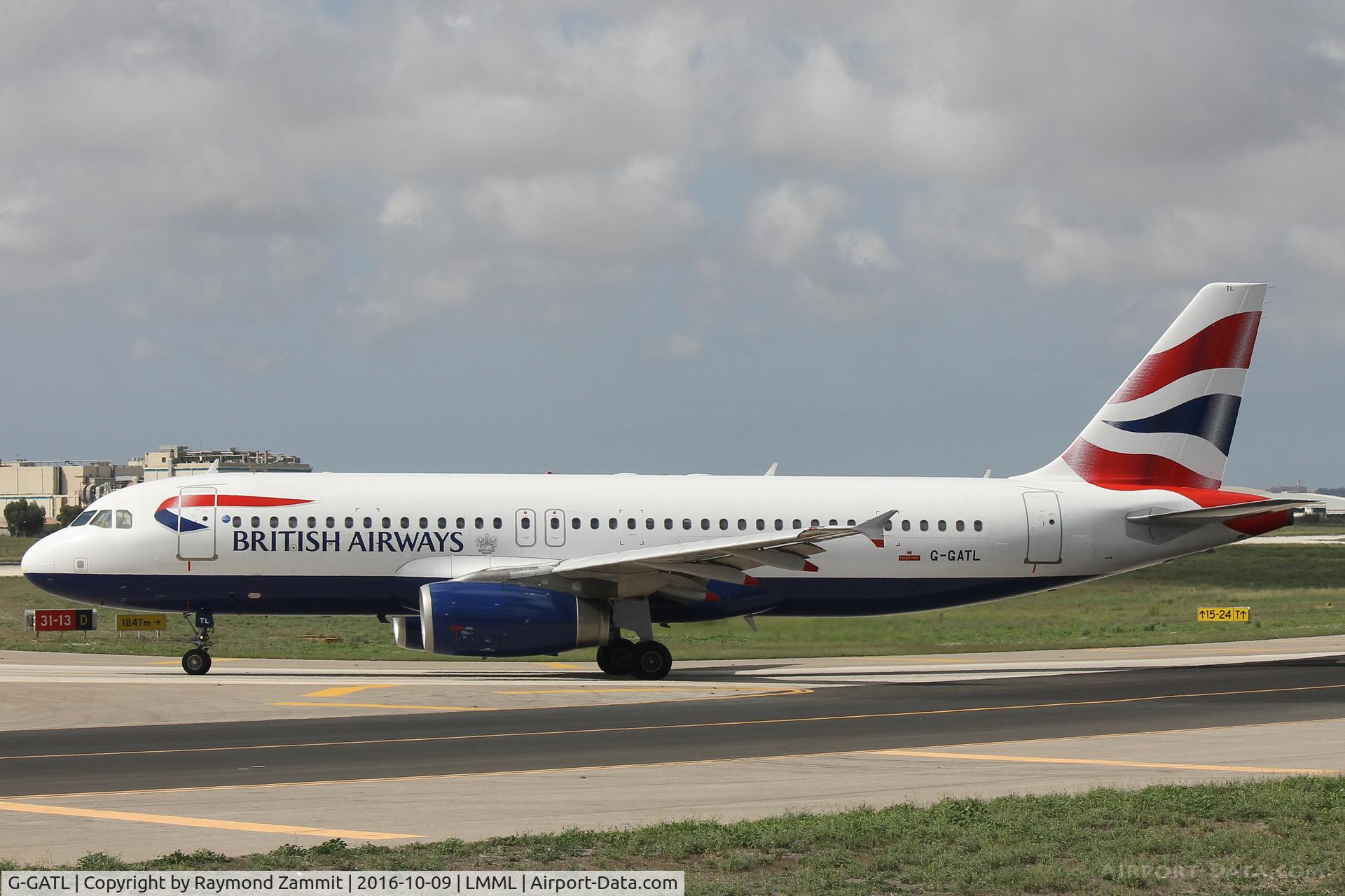 G-GATL, 2002 Airbus A320-233 C/N 1834, A320 G-GATL British Airways