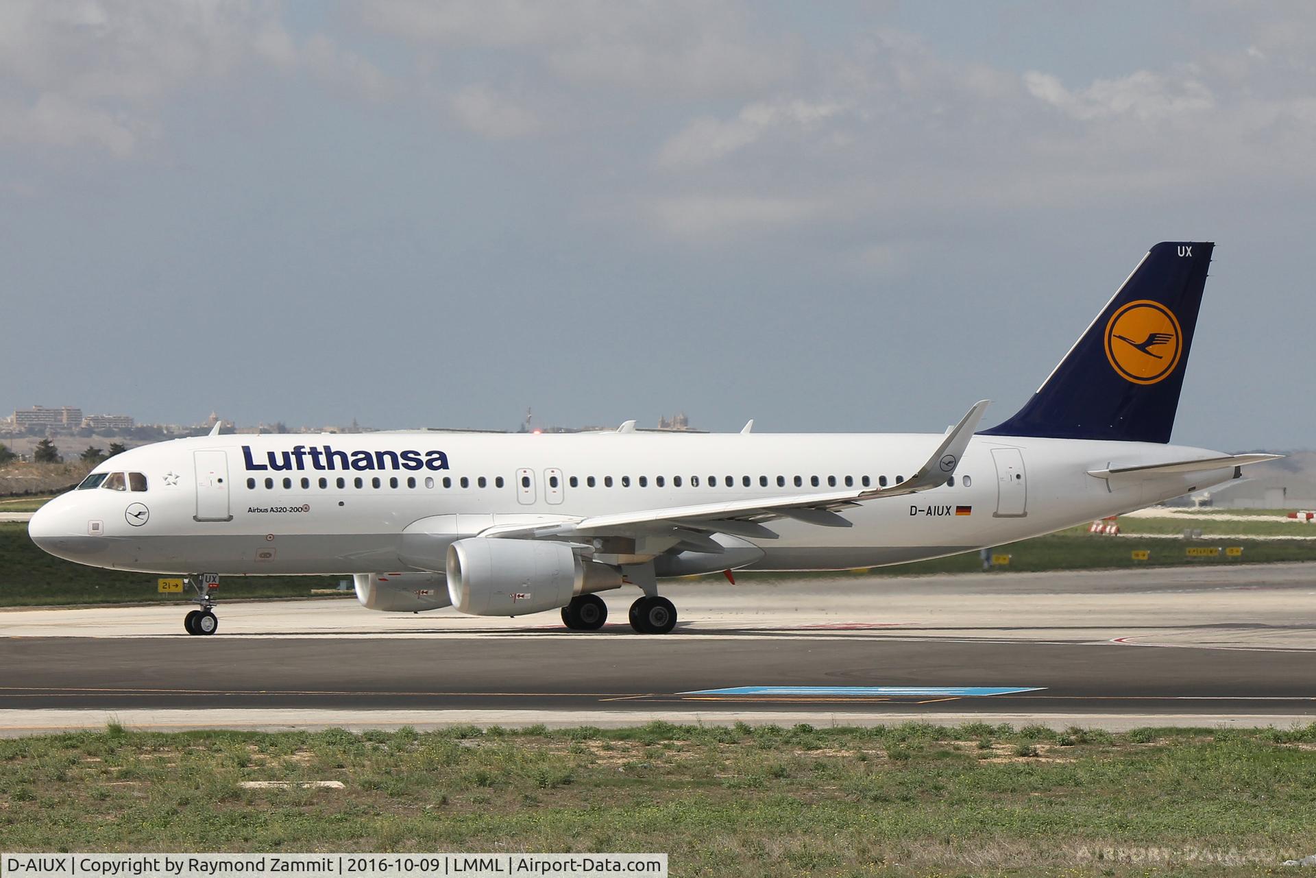 D-AIUX, 2016 Airbus A320-214 C/N 7256, A320 D-AIUX Lufthansa