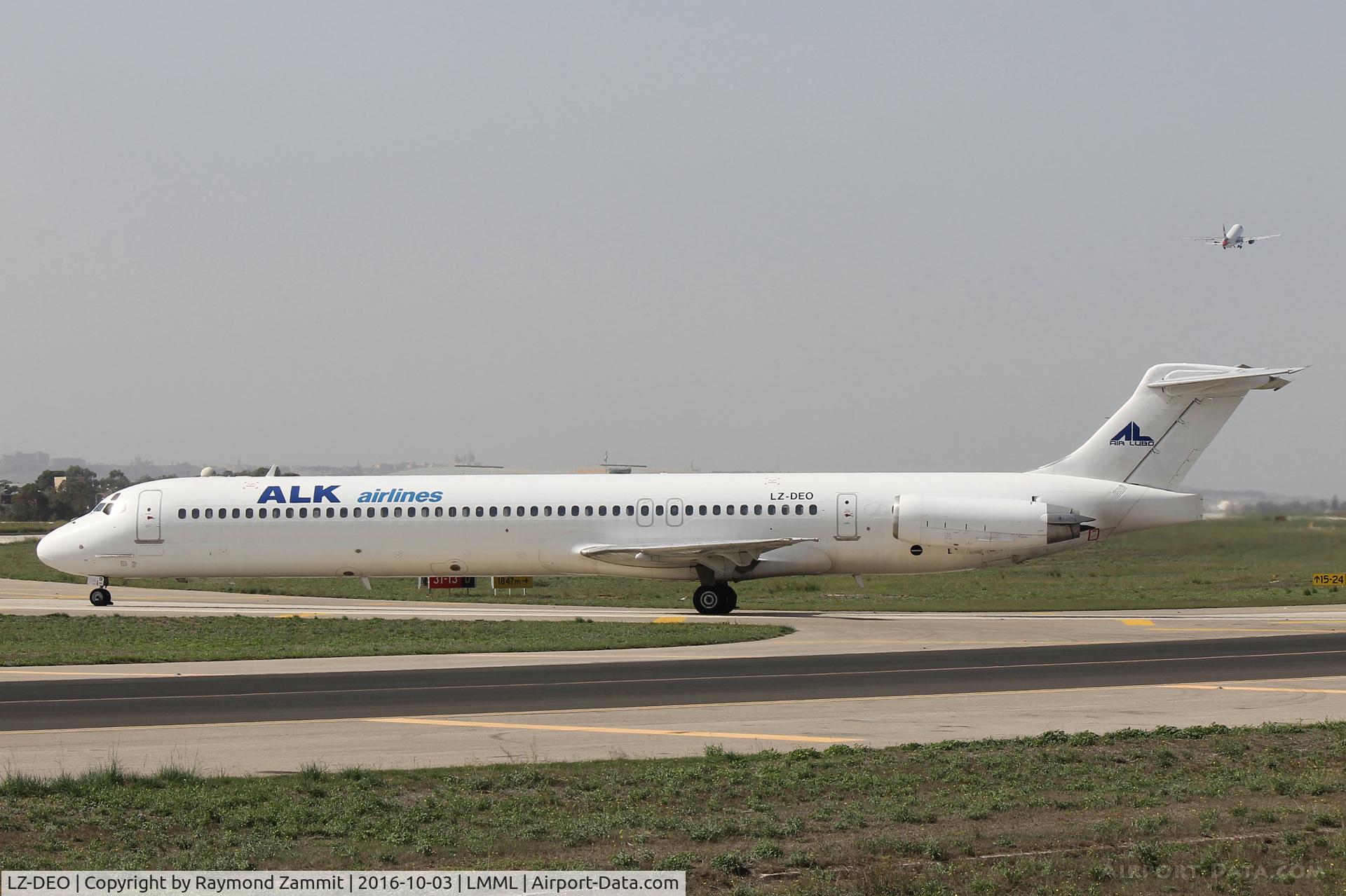 LZ-DEO, 1981 McDonnell Douglas MD-82 (DC-9-82) C/N 48079, McDonnell Douglas MD-82 LZ-DEO ALK Airlines