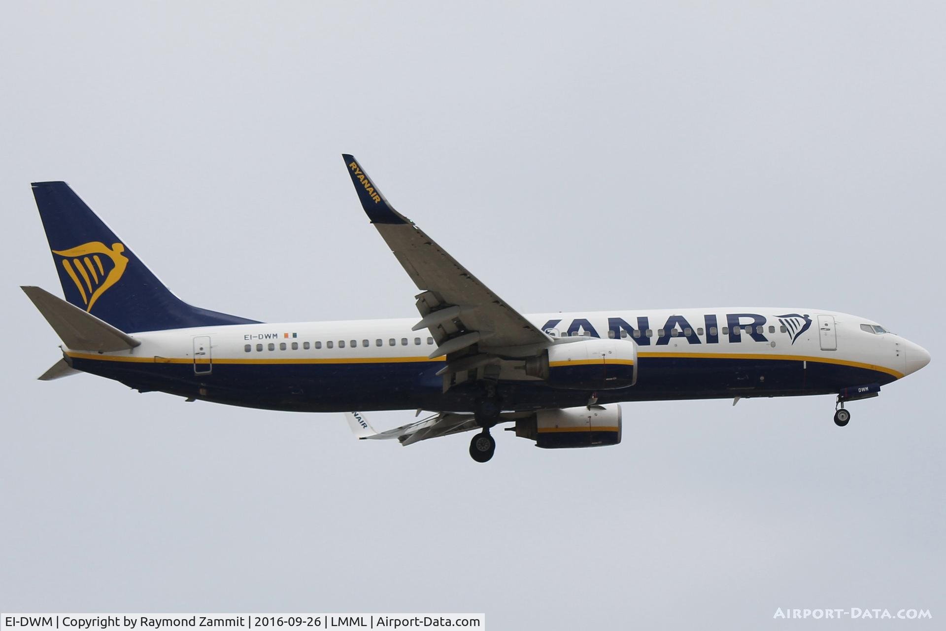 EI-DWM, 2007 Boeing 737-8AS C/N 36080, B737-800 EI-DWM Ryanair