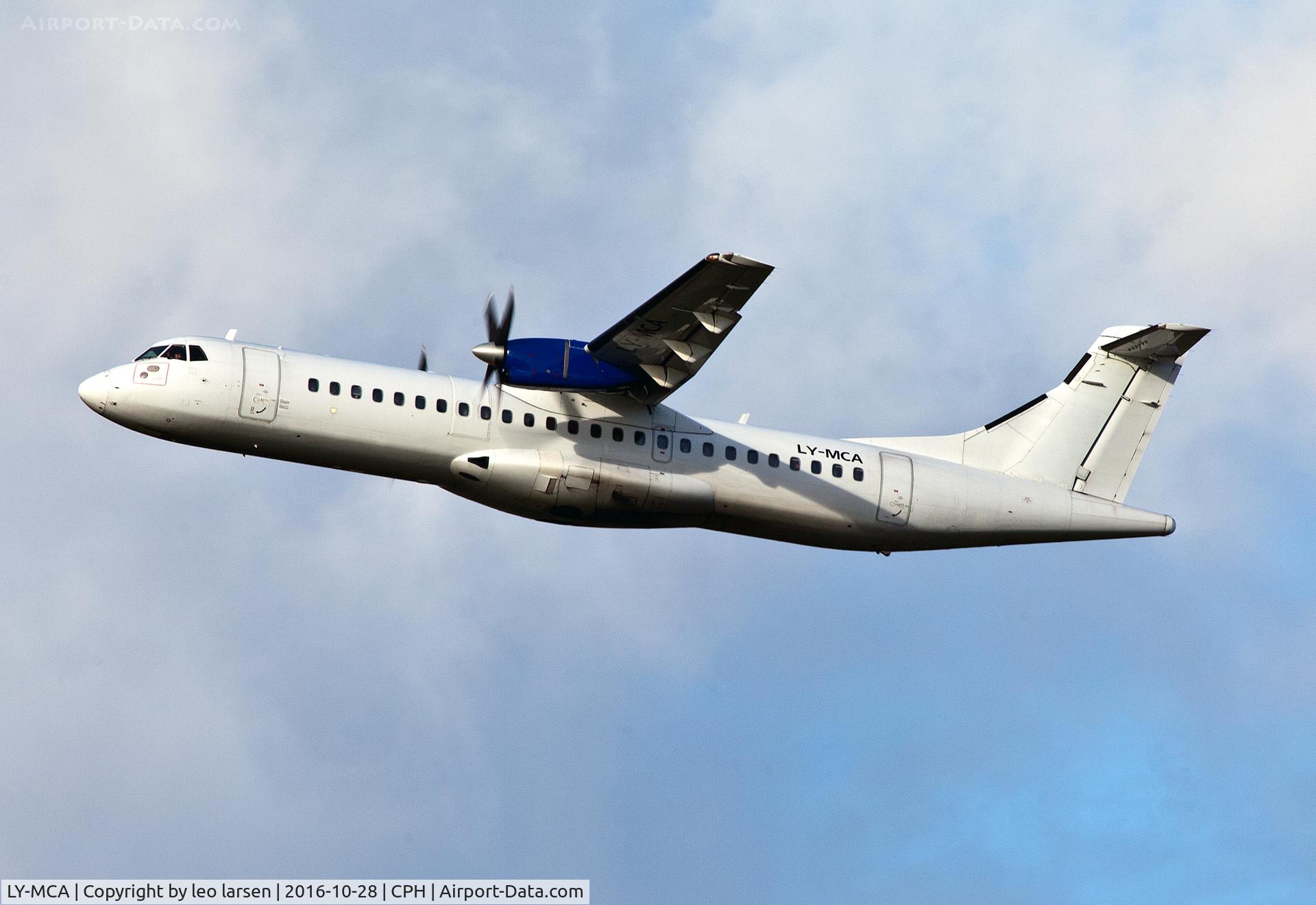 LY-MCA, 1991 ATR 72-201 C/N 212, Copenhagen 28.10.16