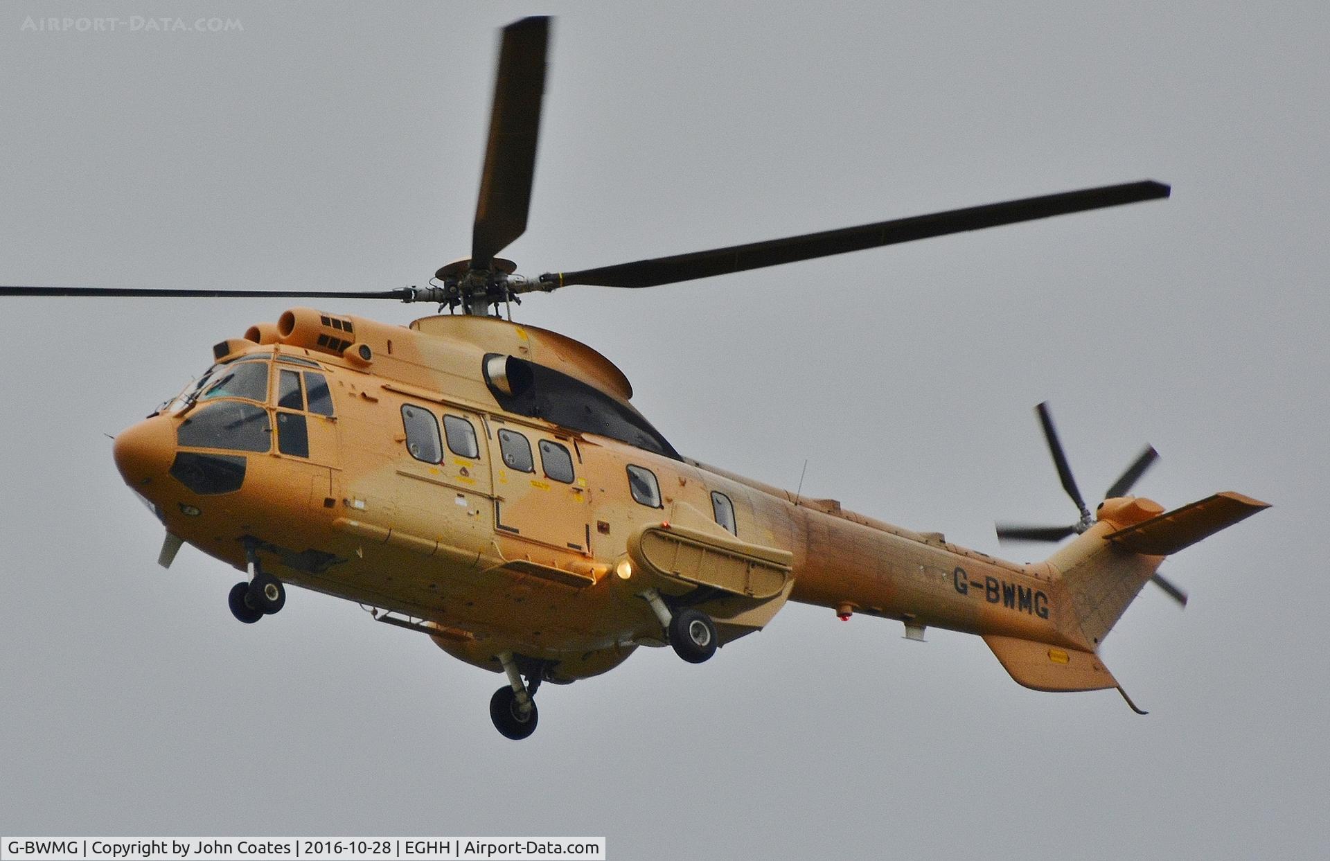 G-BWMG, 1983 Aerospatiale AS-332L Super Puma C/N 2046, Finals to 26