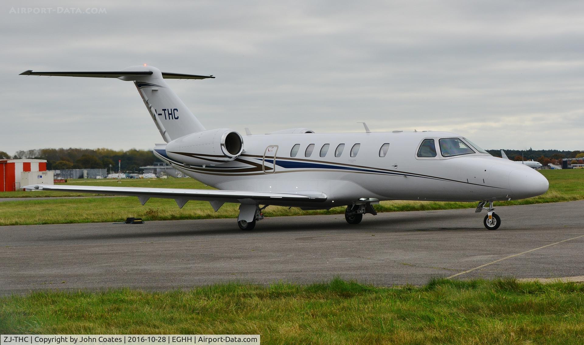 ZJ-THC, 2015 Cessna 525C CitationJet CJ4 C/N 525C-0200, About to depart CSE