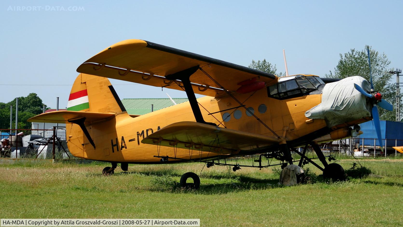 HA-MDA, 1977 PZL-Mielec An-2R C/N 1G176-23, Jászapáti agricultural airport