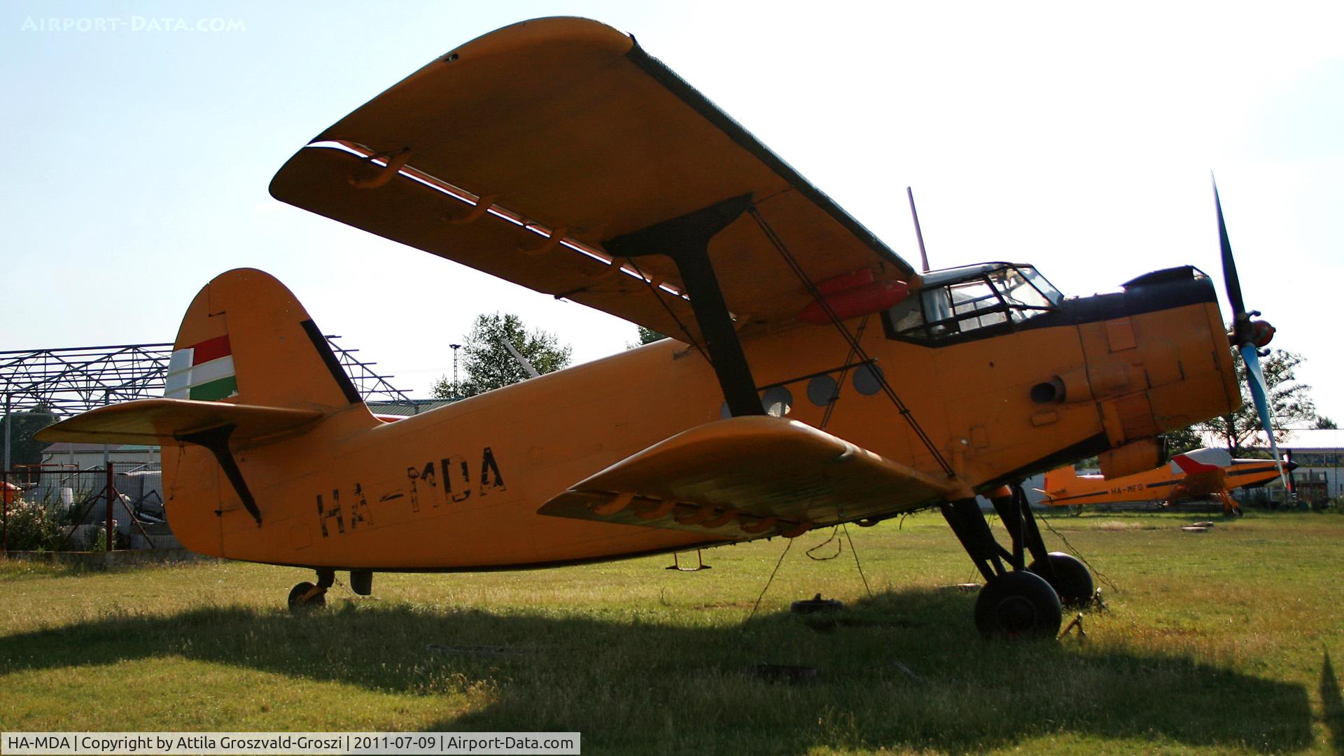 HA-MDA, 1977 PZL-Mielec An-2R C/N 1G176-23, Jászapáti agricultural airport