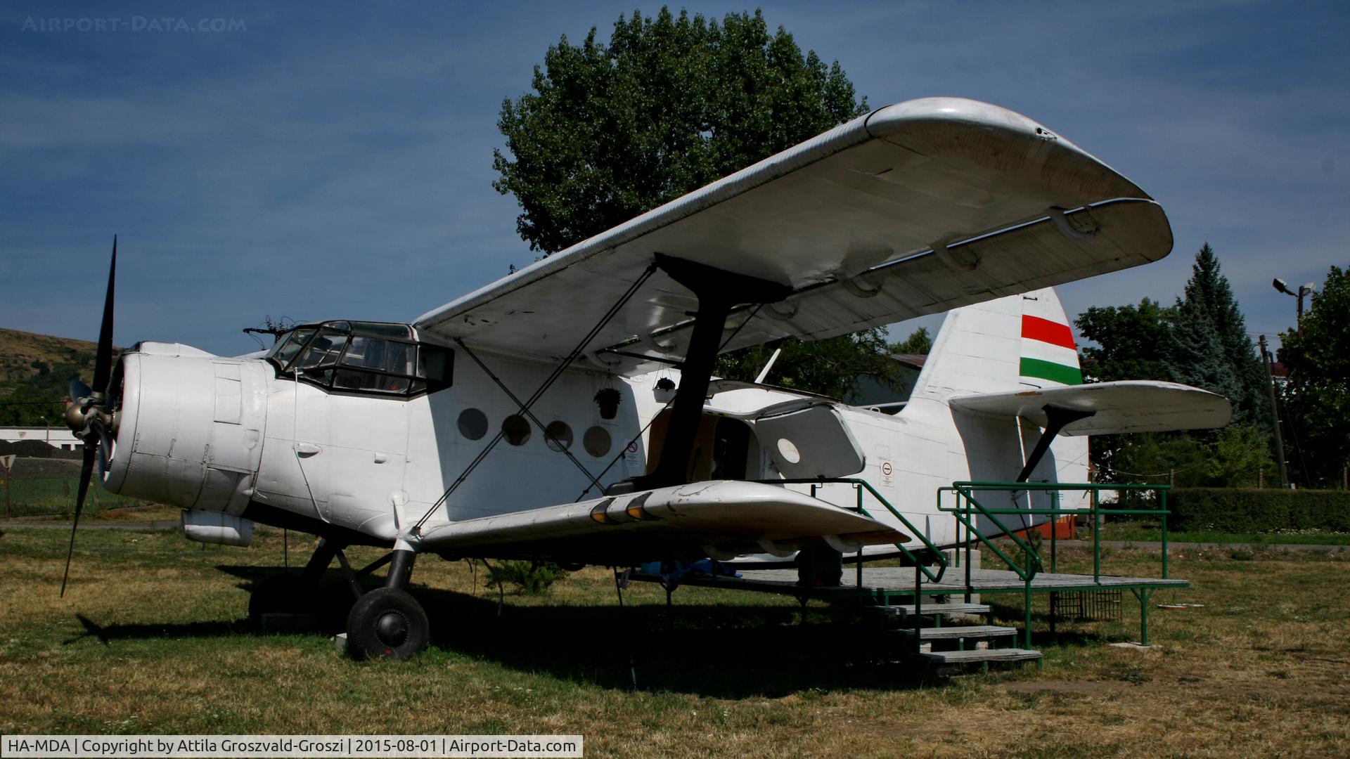 HA-MDA, 1977 PZL-Mielec An-2R C/N 1G176-23, Gyöngyös, Hungary. Buffet formed in front of a gas station