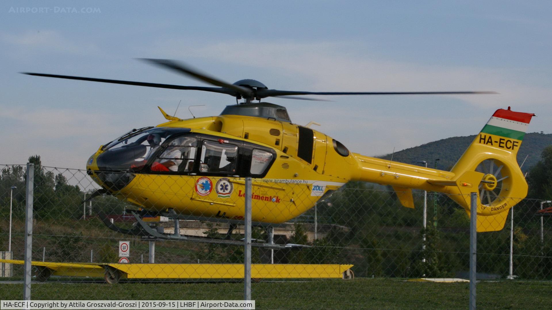 HA-ECF, 2004 Eurocopter EC-135T-2 C/N 0368, Balatonfüred Rescue helicopter base, Hungary