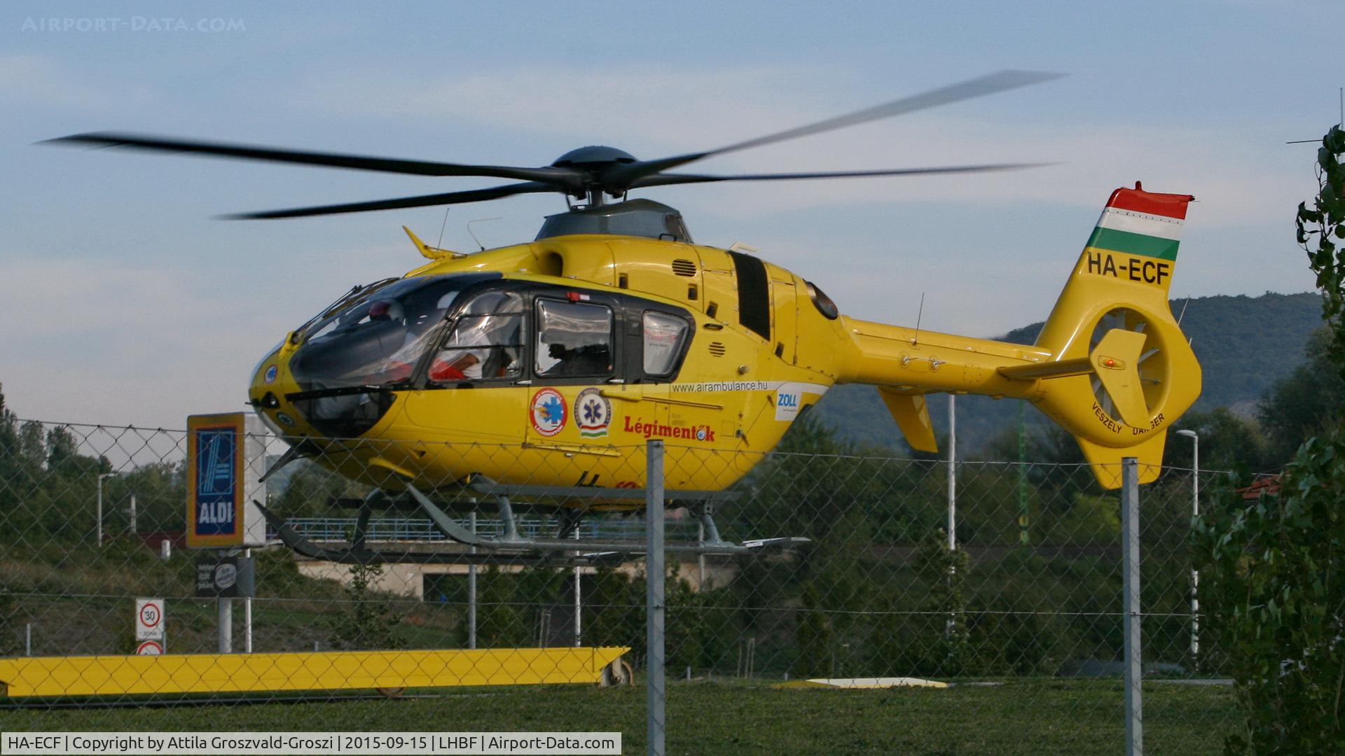HA-ECF, 2004 Eurocopter EC-135T-2 C/N 0368, Balatonfüred Rescue helicopter base, Hungary
